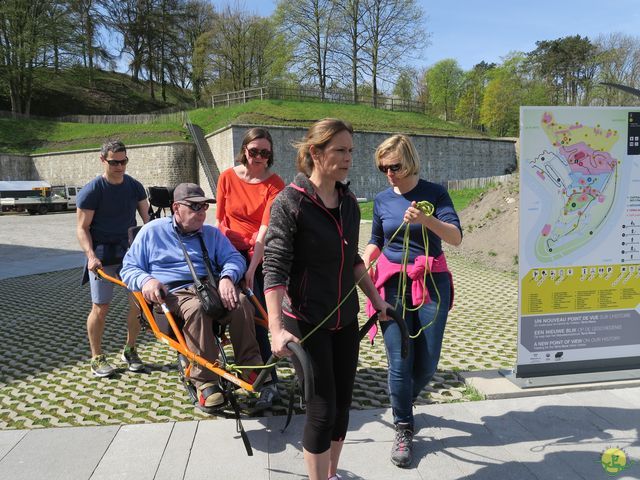 Randonnée joëlettes à Namur