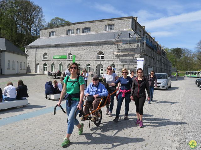 Randonnée joëlettes à Namur