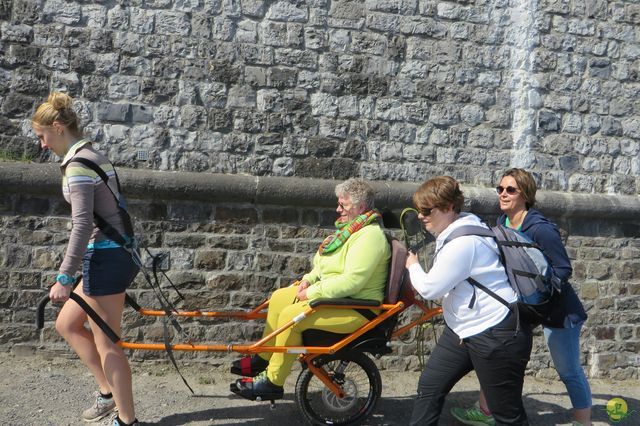 Randonnée joëlettes à Namur