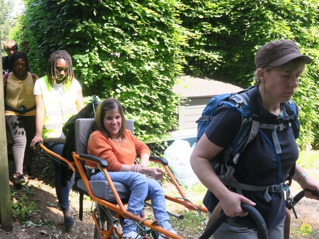 Randonnée joëlettes à Céroux