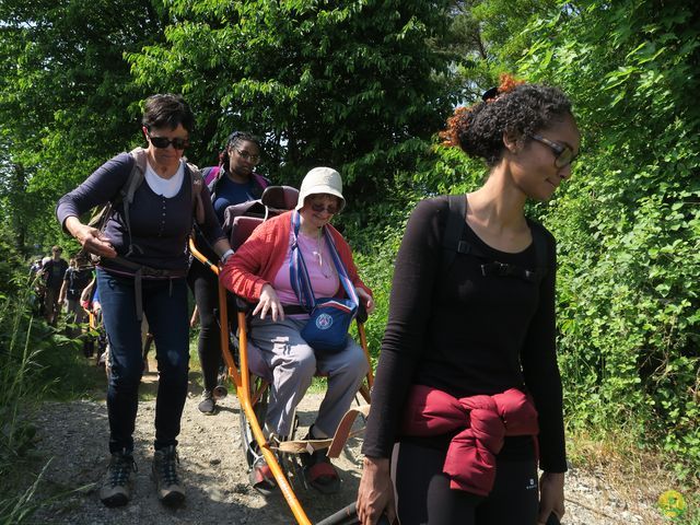 Randonnée joëlettes à Céroux