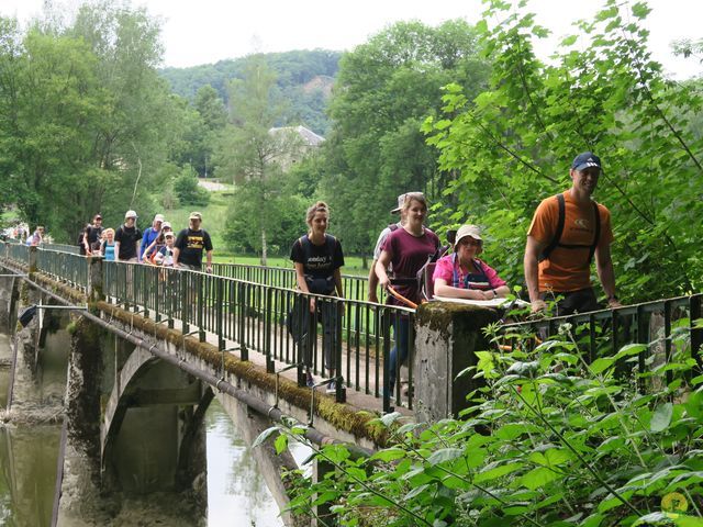 Randonnée joëlettes à Frahan