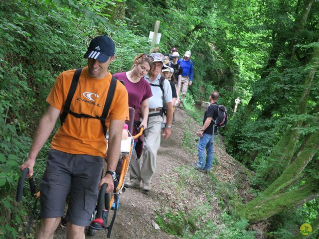 Randonnée joëlettes à Frahan