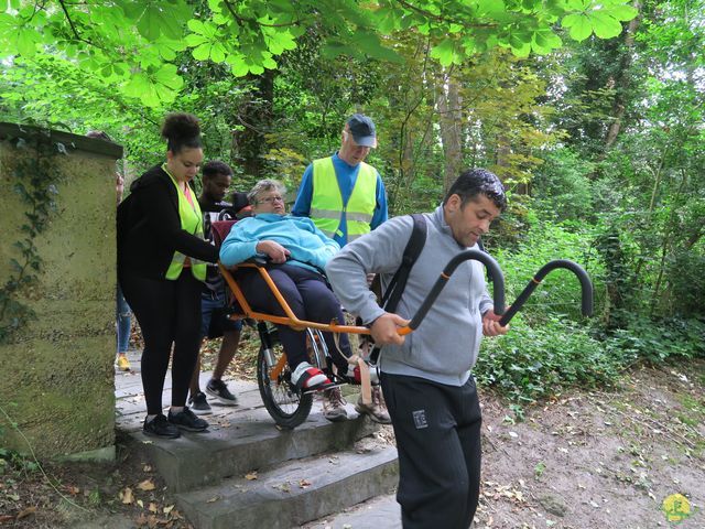 Randonnée joëlettes à Uccle