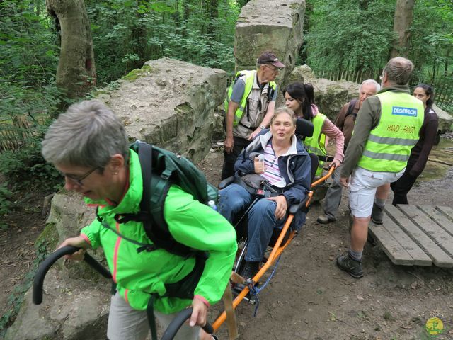 Randonnée joëlettes à Uccle