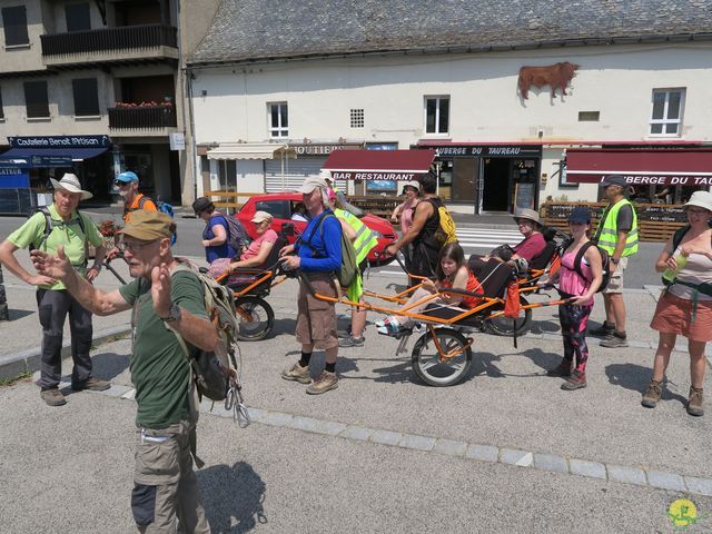 Randonnée joëlettes à Laguiole