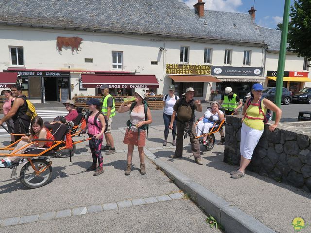 Randonnée joëlettes à Laguiole