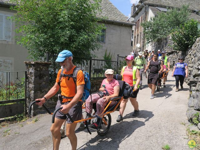 Randonnée joëlettes à Laguiole