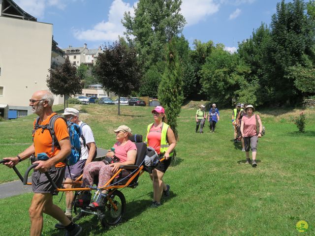 Randonnée joëlettes à Laguiole