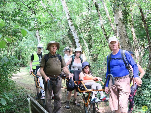 Randonnée joëlettes à Laguiole