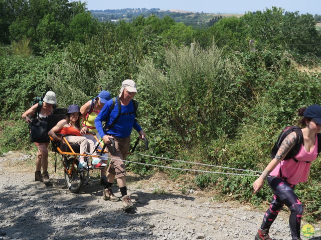 Randonnée joëlettes à Laguiole