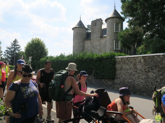 Randonnée joëlettes à Laguiole