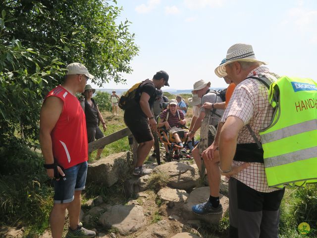 Randonnée joëlettes à Laguiole