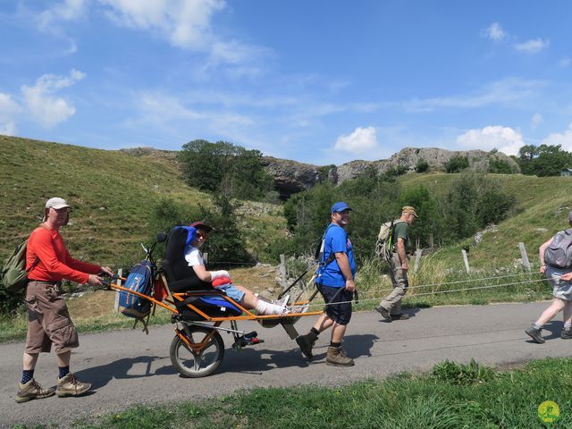 Randonnée joëlettes à Laguiole