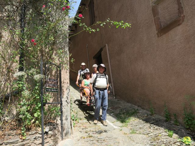 Randonnée joëlettes à Laguiole