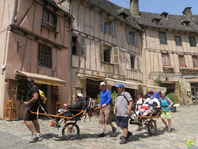 Randonnée joëlettes à Laguiole