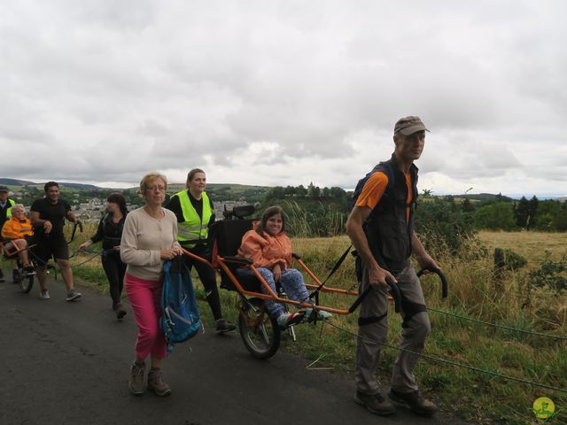 Randonnée joëlettes à Laguiole