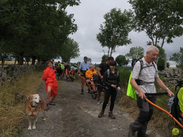 Randonnée joëlettes à Laguiole