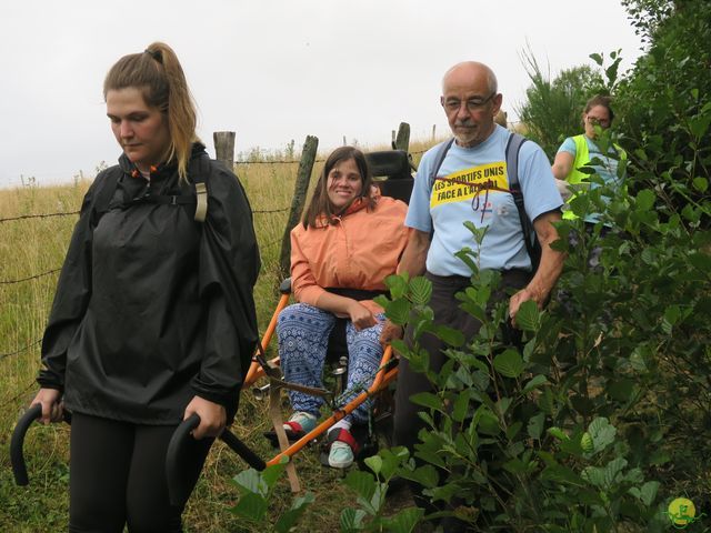 Randonnée joëlettes à Laguiole