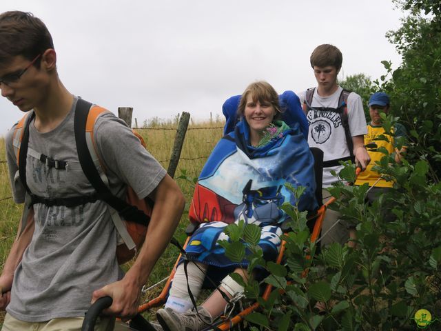 Randonnée joëlettes à Laguiole