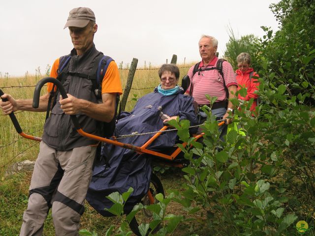 Randonnée joëlettes à Laguiole