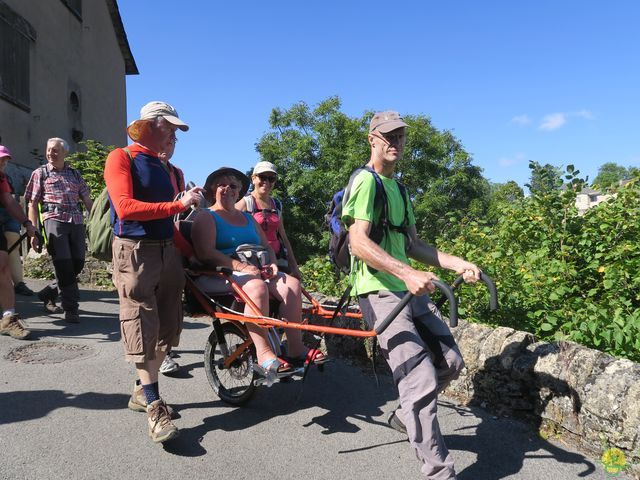 Randonnée joëlettes à Laguiole