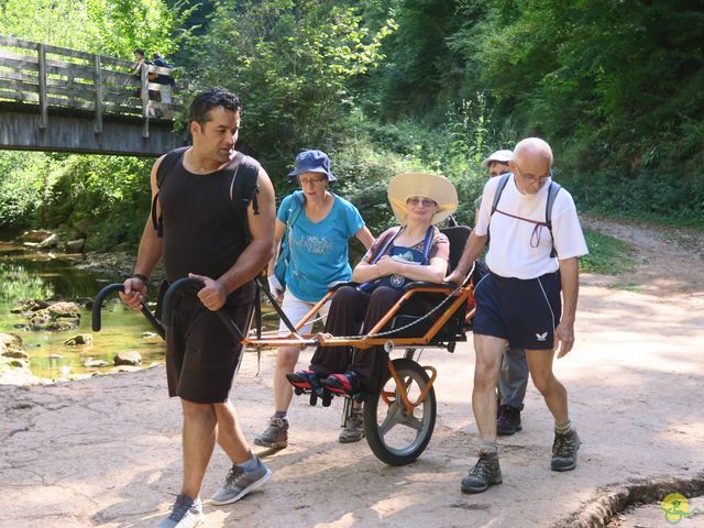 Randonnée joëlettes à Laguiole