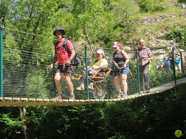 Randonnée joëlettes à Laguiole