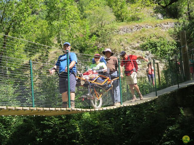 Randonnée joëlettes à Laguiole