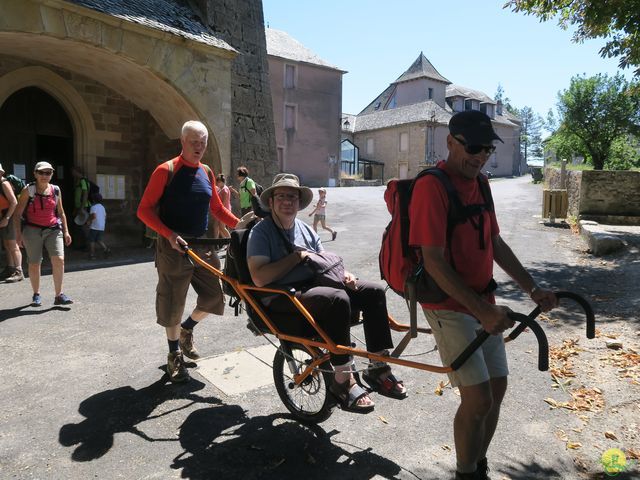 Randonnée joëlettes à Laguiole