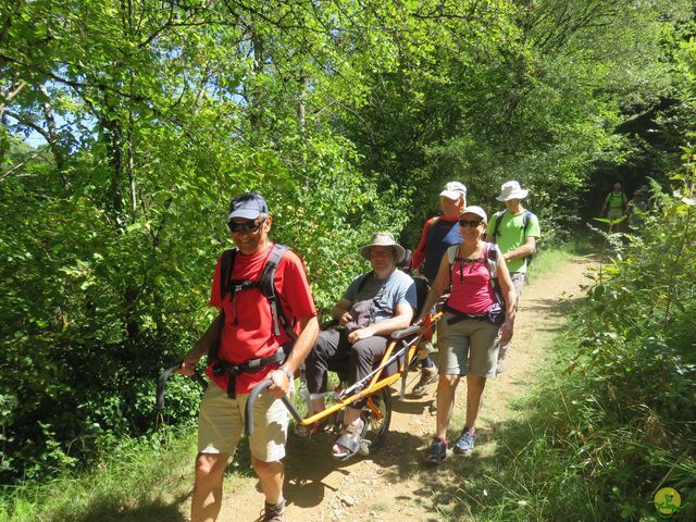 Randonnée joëlettes à Laguiole