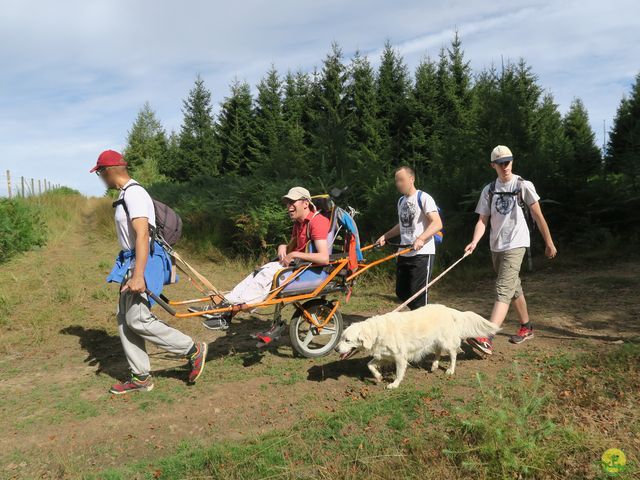 Randonnée joëlettes à St-Hubert