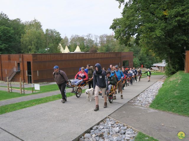 Randonnée joëlettes à Flémalle