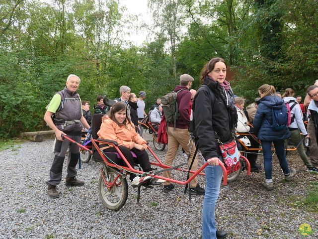 Randonnée joëlettes à Flémalle