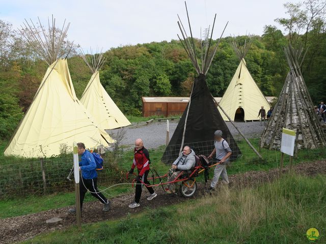 Randonnée joëlettes à Flémalle