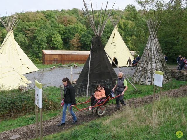 Randonnée joëlettes à Flémalle