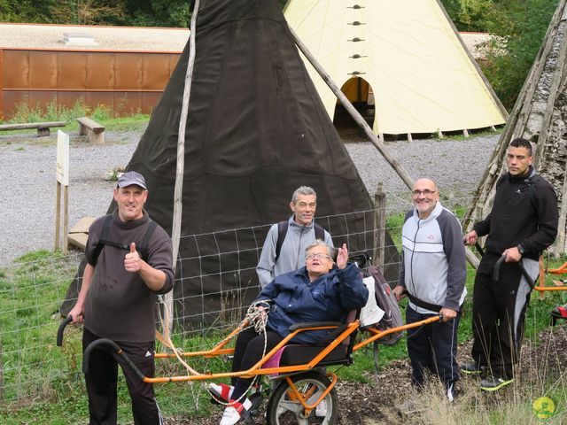 Randonnée joëlettes à Flémalle