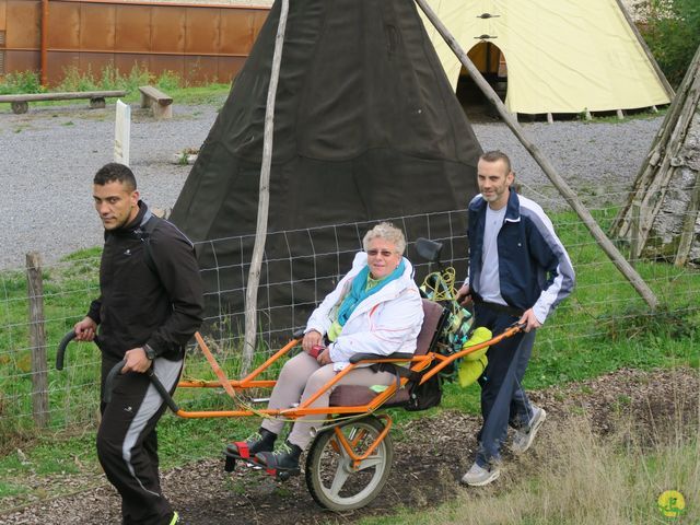 Randonnée joëlettes à Flémalle