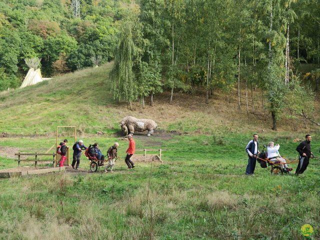 Randonnée joëlettes à Flémalle