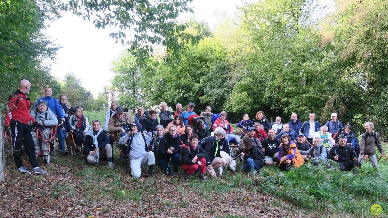 Randonnée joëlettes à Flémalle