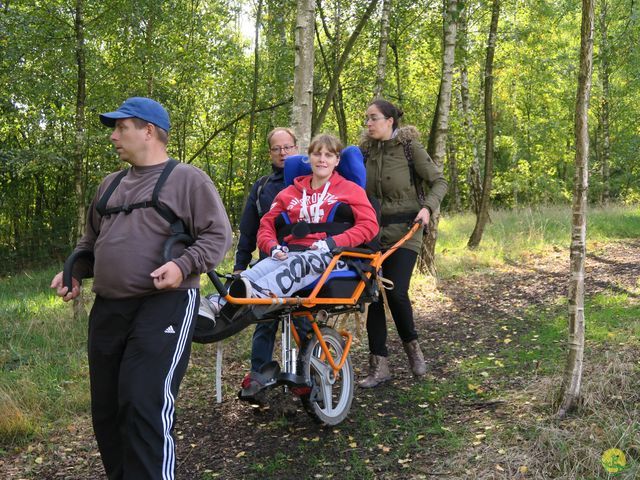 Randonnée joëlettes à Flémalle