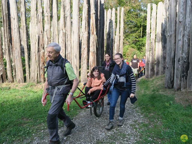 Randonnée joëlettes à Flémalle