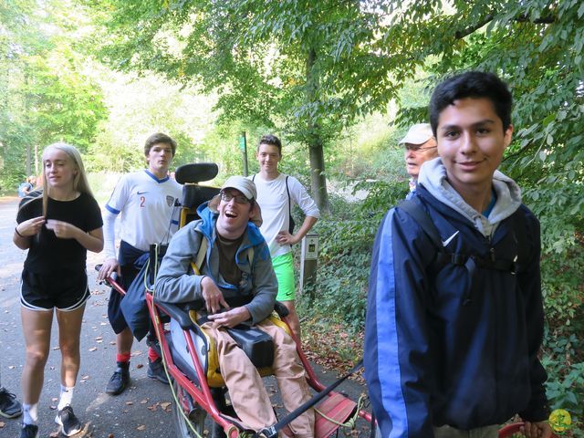 Randonnée joëlettes à Bruxelles