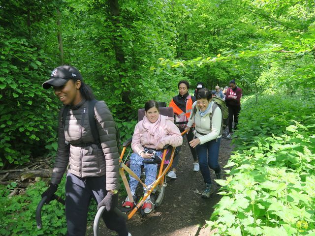 Randonnée joëlettes à Bruxelles