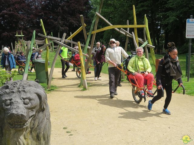 Randonnée joëlettes à Bruxelles