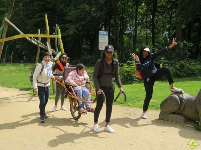 Randonnée joëlettes à Bruxelles