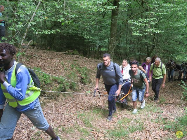 Randonnée joëlettes à Habay-la-Neuve