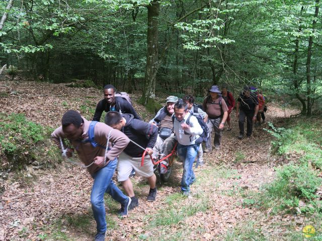 Randonnée joëlettes à Habay-la-Neuve