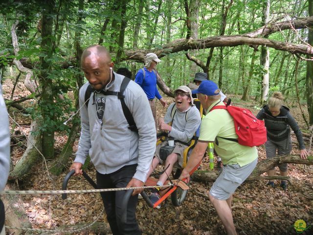 Randonnée joëlettes à Habay-la-Neuve