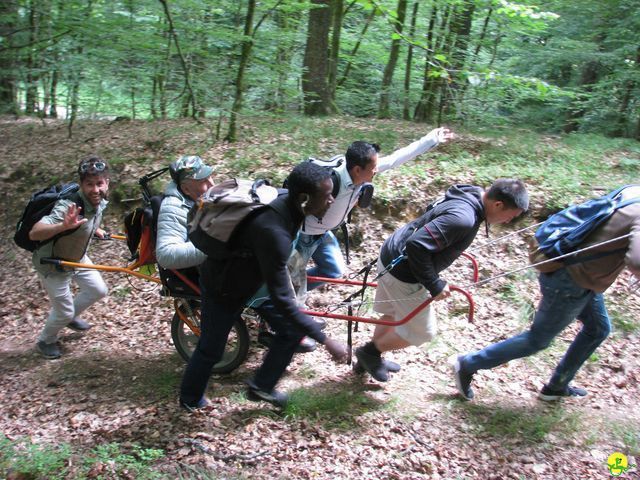 Randonnée joëlettes à Habay-la-Neuve